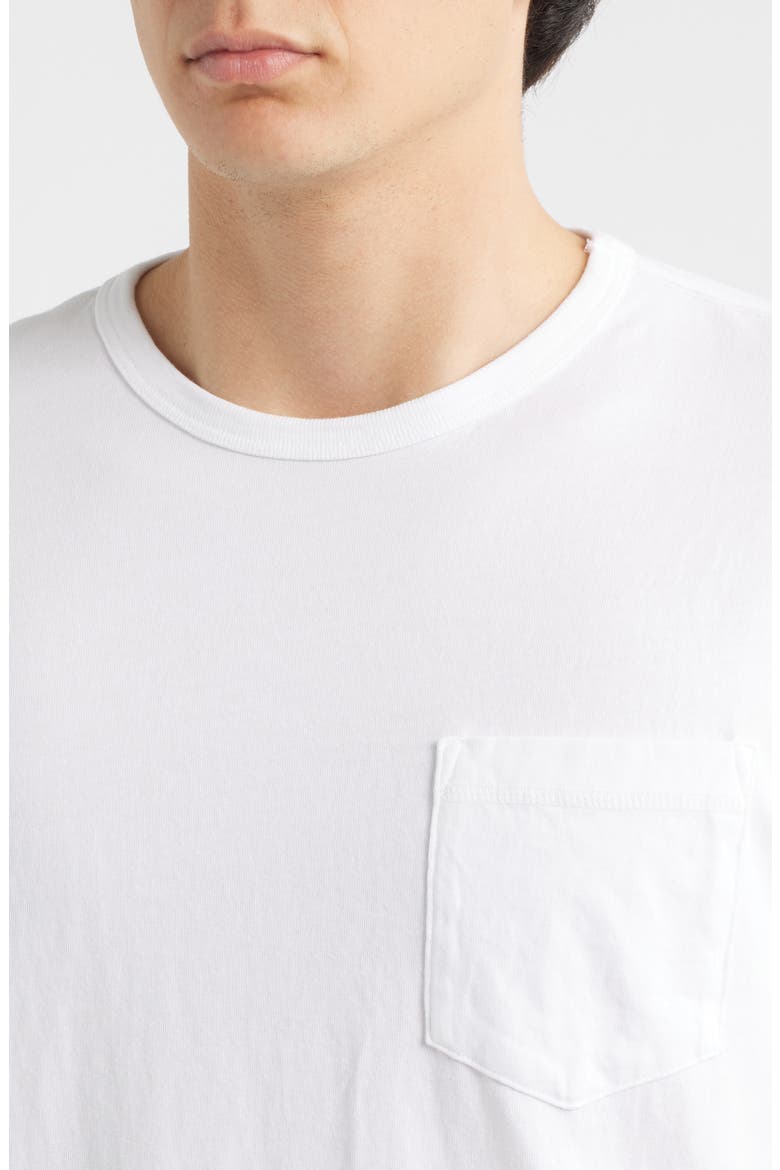 Nick Cotton Pocket T-Shirt, Alternate, color, WHITE