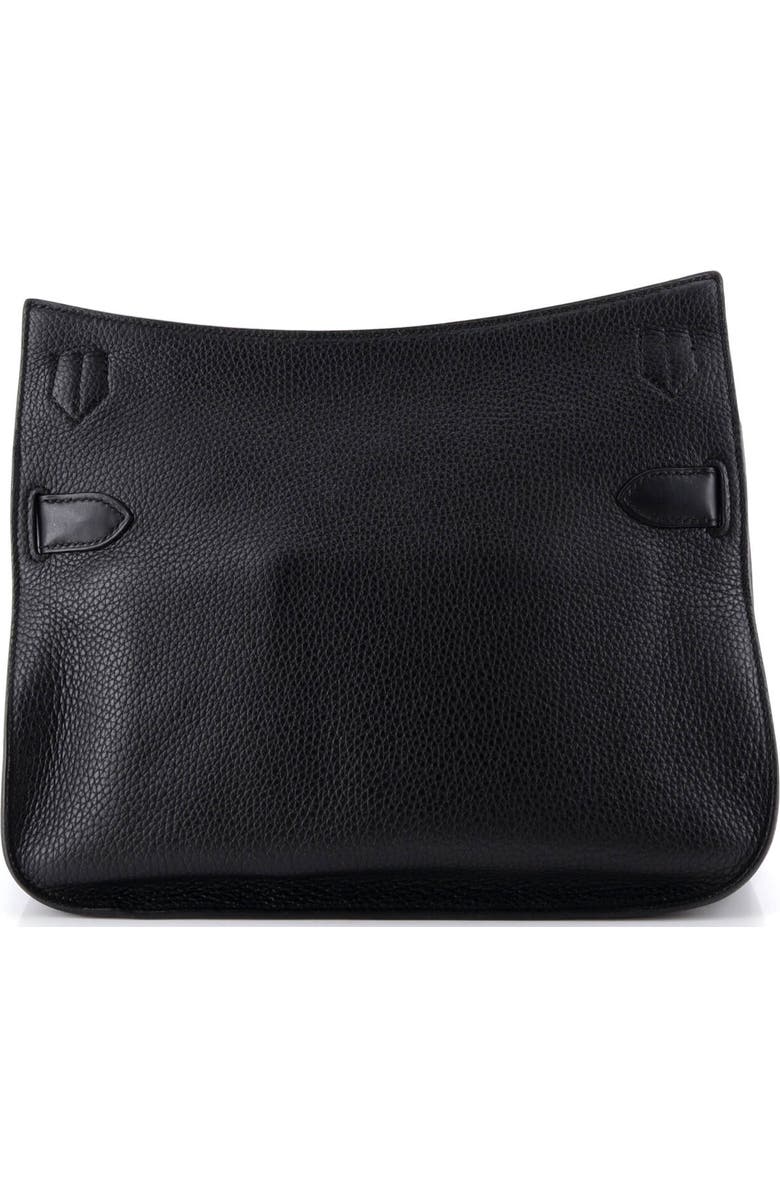 Pre-Owned Hermes Jypsiere Bag Clemence and Swift 31, Alternate, color, Noir