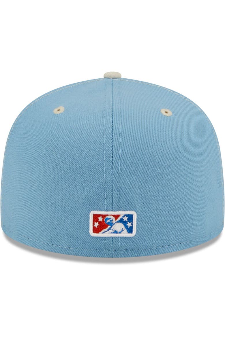 Men's New Era Orange/Light Blue Cielo Azul de Oklahoma City Copa De La Diversion 59FIFTY Fitted Hat, Alternate, color, Orange