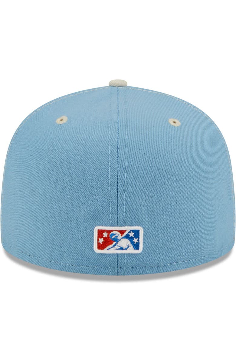 New Era Men's New Era Orange/Light Blue Cielo Azul de Oklahoma City Copa De La Diversion 59FIFTY Fitted Hat, Alternate, color, Orange