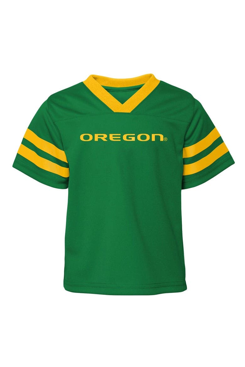 Preschool Green/Yellow Oregon Ducks Red Zone Jersey & Pants Set, Alternate, color, Green