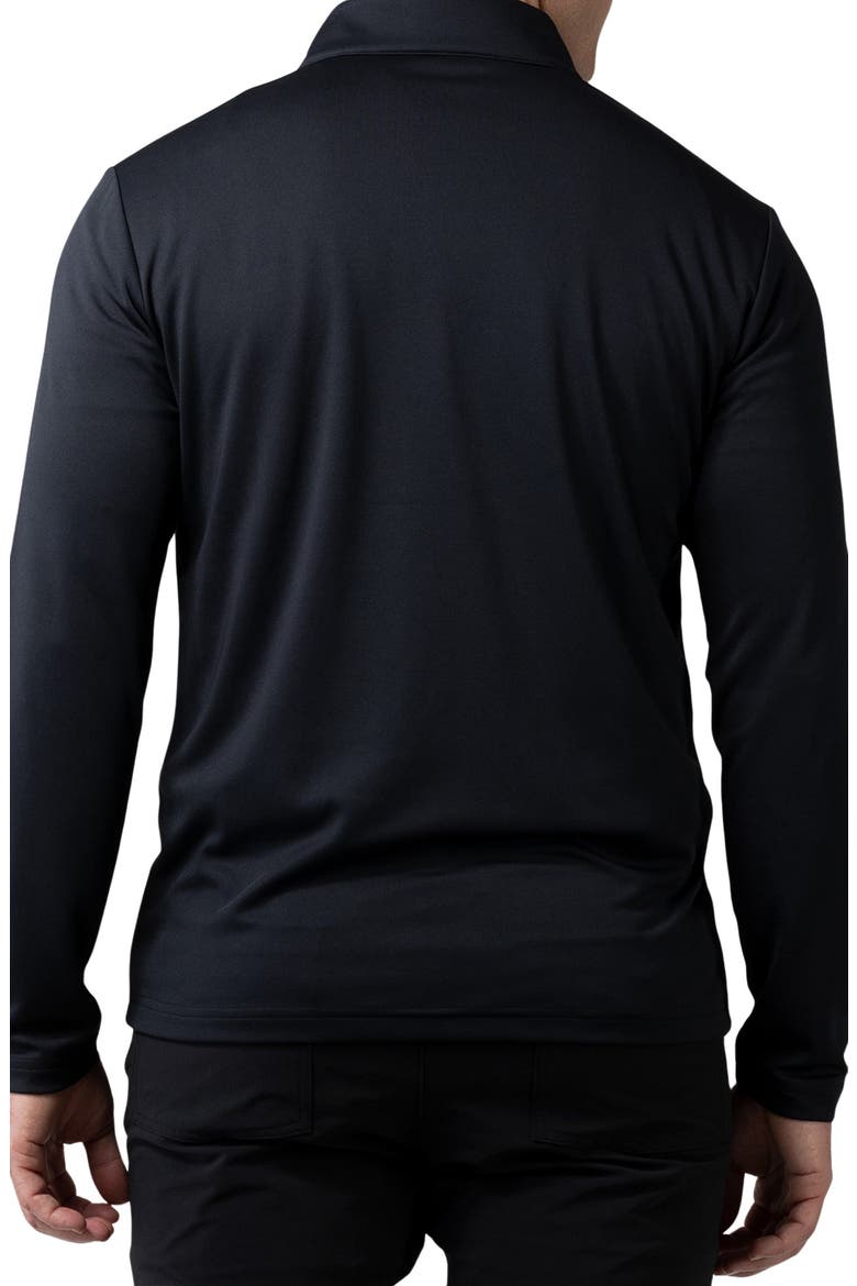 Quarter Zip Pullover, Alternate, color, BLACK