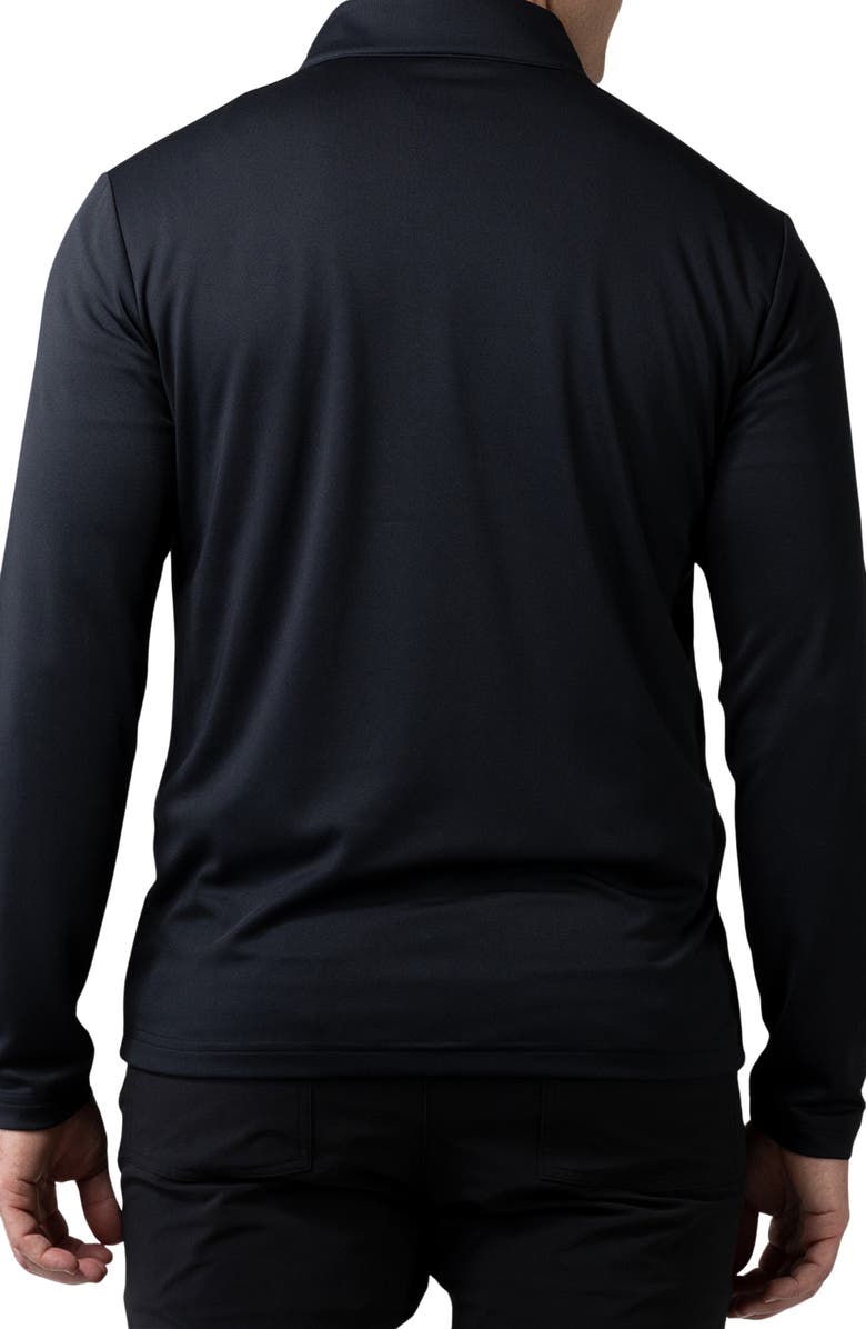 LEVELWEAR Quarter Zip Pullover, Alternate, color, Black