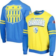 Mitchell & Ness Men's Mitchell & Ness Gold Los Angeles Chargers All Over 2.0 Pullover Sweatshirt