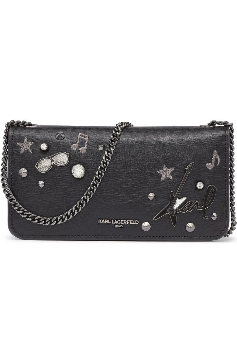 KARL LAGERFELD PARIS Kosette Small Shoulder Bag, Main, color,