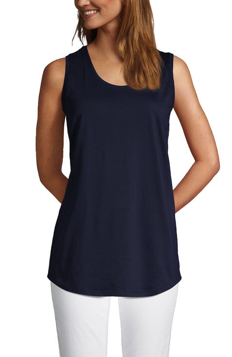 Supima Cotton Tunic Tank Top