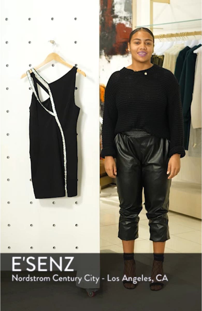 Diamante Trim Body-Con Dress, sales video thumbnail