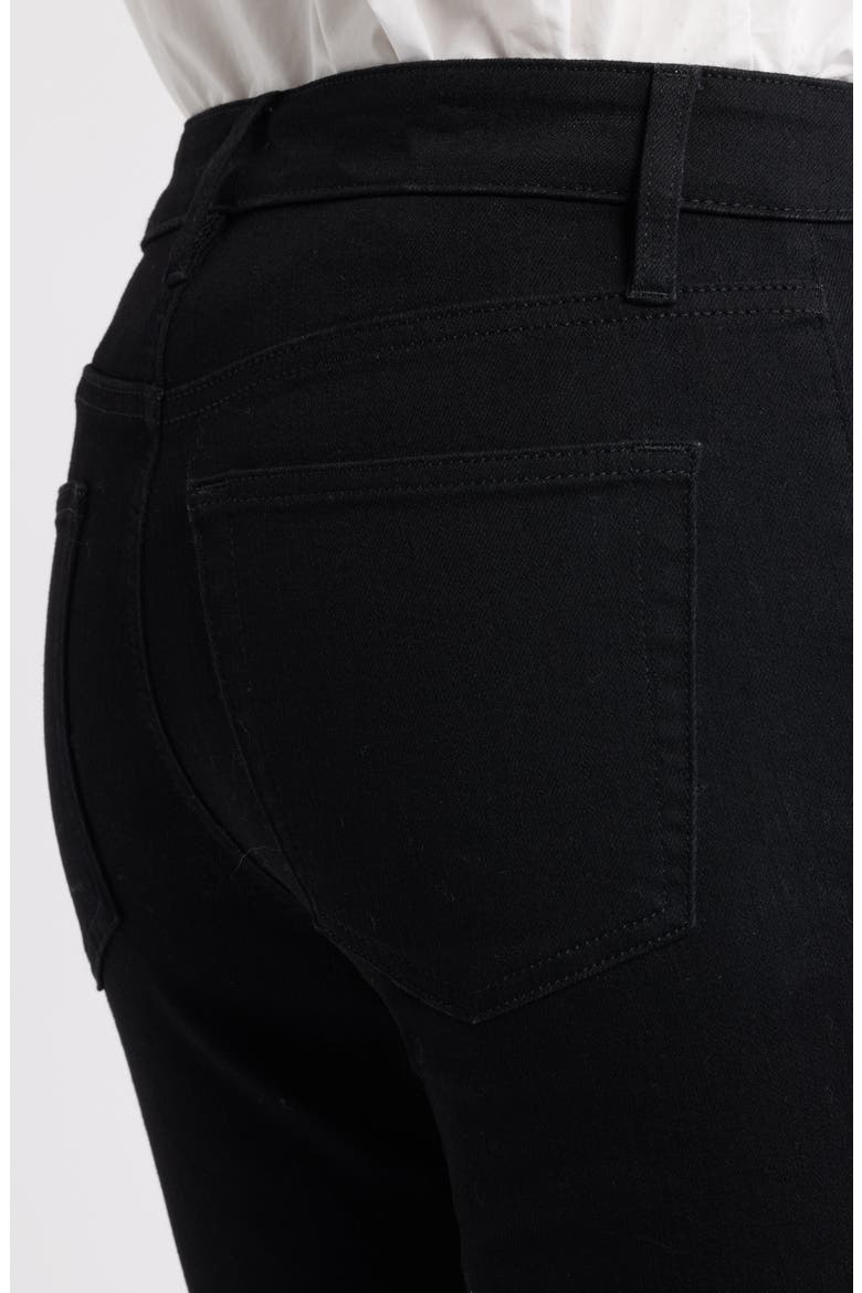 The Reboot High Waist Bootcut Jeans, Alternate, color, BLACK