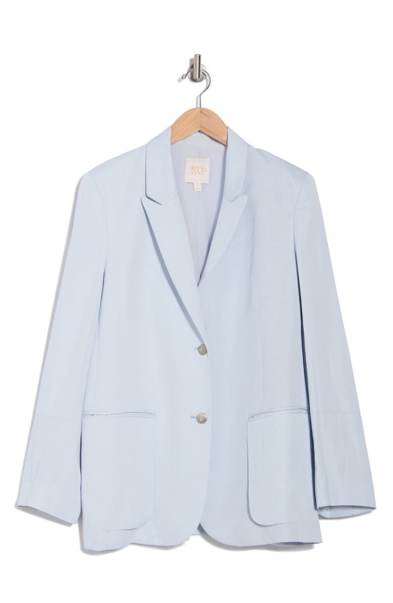 TWP Sweet Pea Peak Lapel Blazer, Alternate, color, Ancient Water