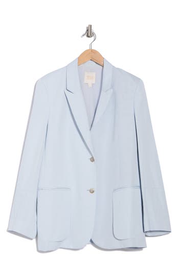 Twp Sweet Pea Peak Lapel Blazer In Ancient Water