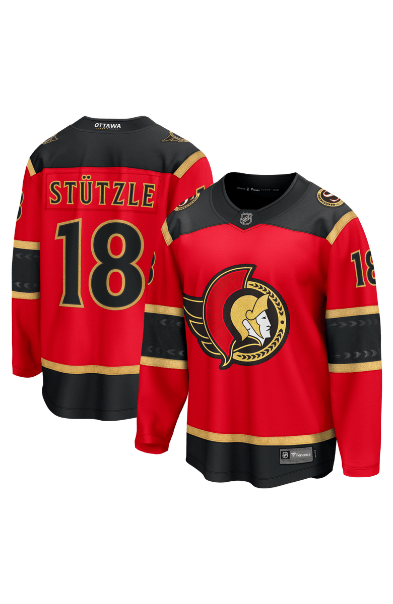 FANATICS Men's Fanatics Tim Stutzle Red Ottawa Senators Alternate Breakaway Jersey, Main, color, Red