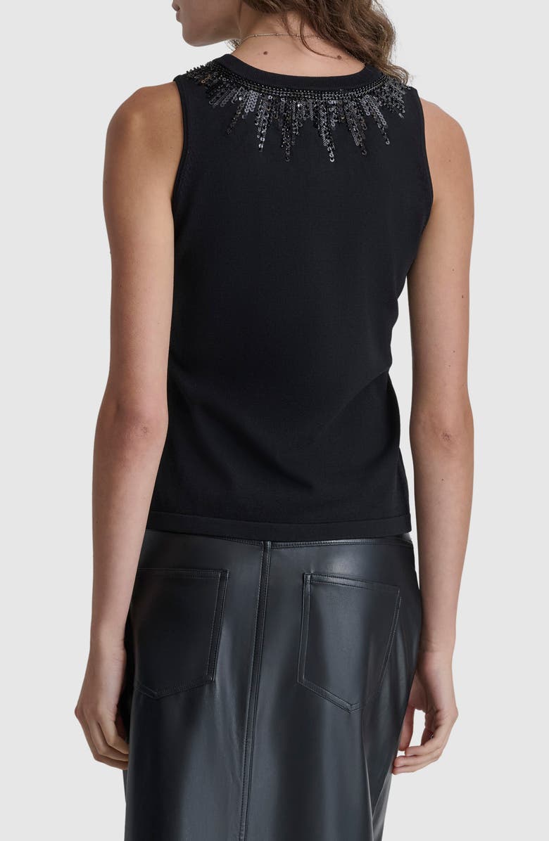 DKNY Sequin Knit Tank, Alternate, color, 
