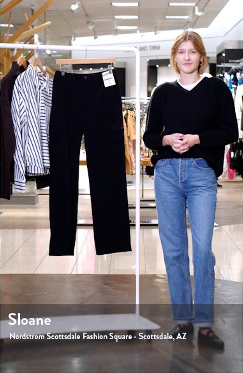 Channing Stretch Cotton Cargo Pants, sales video thumbnail