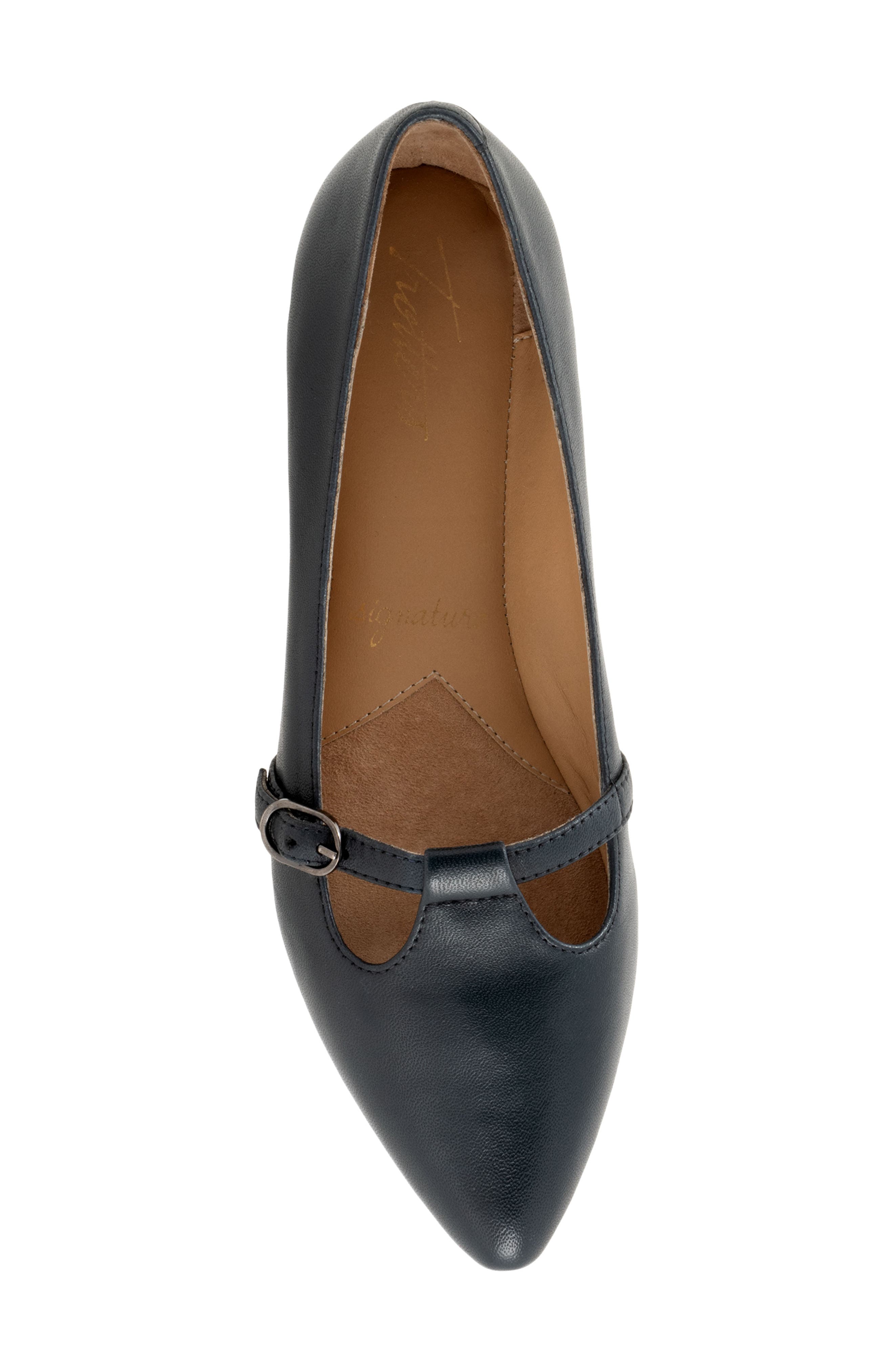 Evie Mary Jane Flat, Alternate, color, NAVY