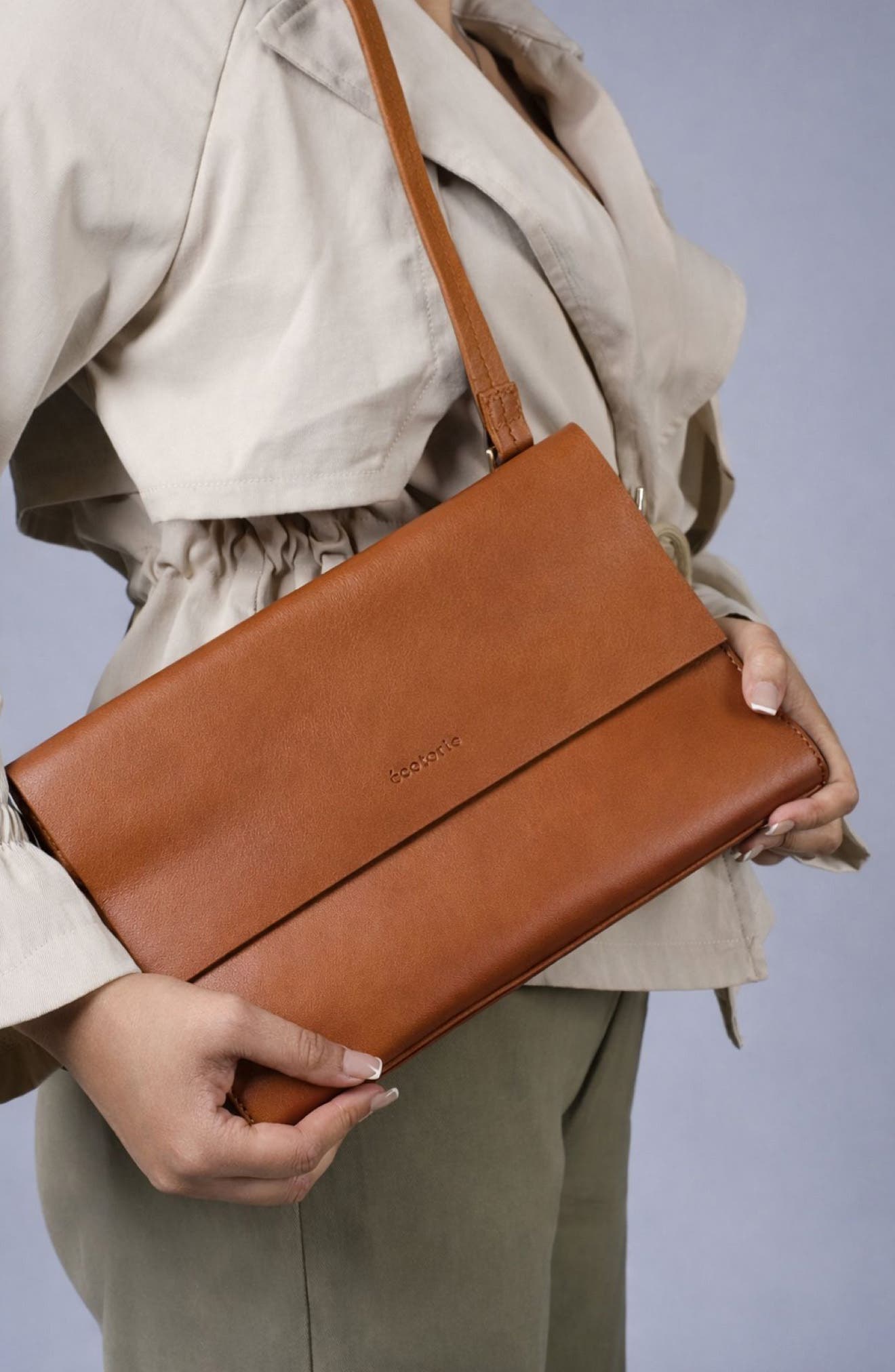 Betty Leather Crossbody Bag, Alternate, color, COGNAC