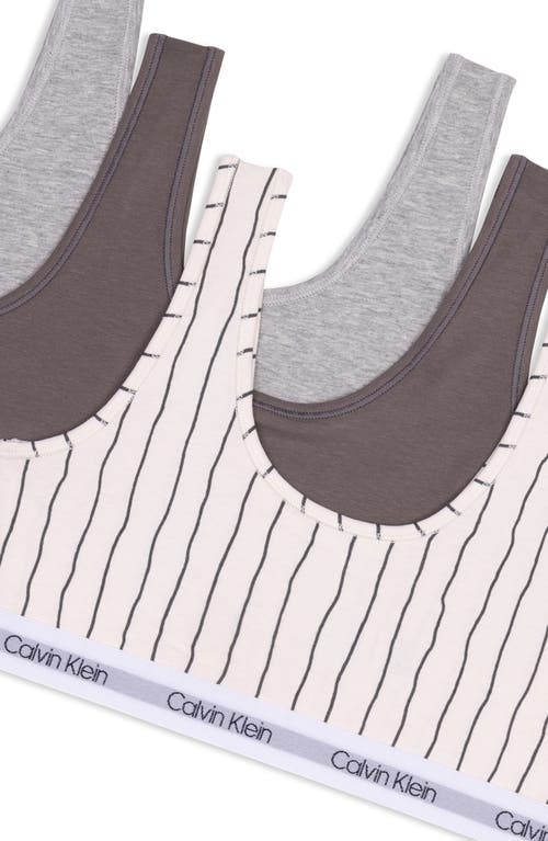 Calvin Klein Classic Bralette In Grey Multi