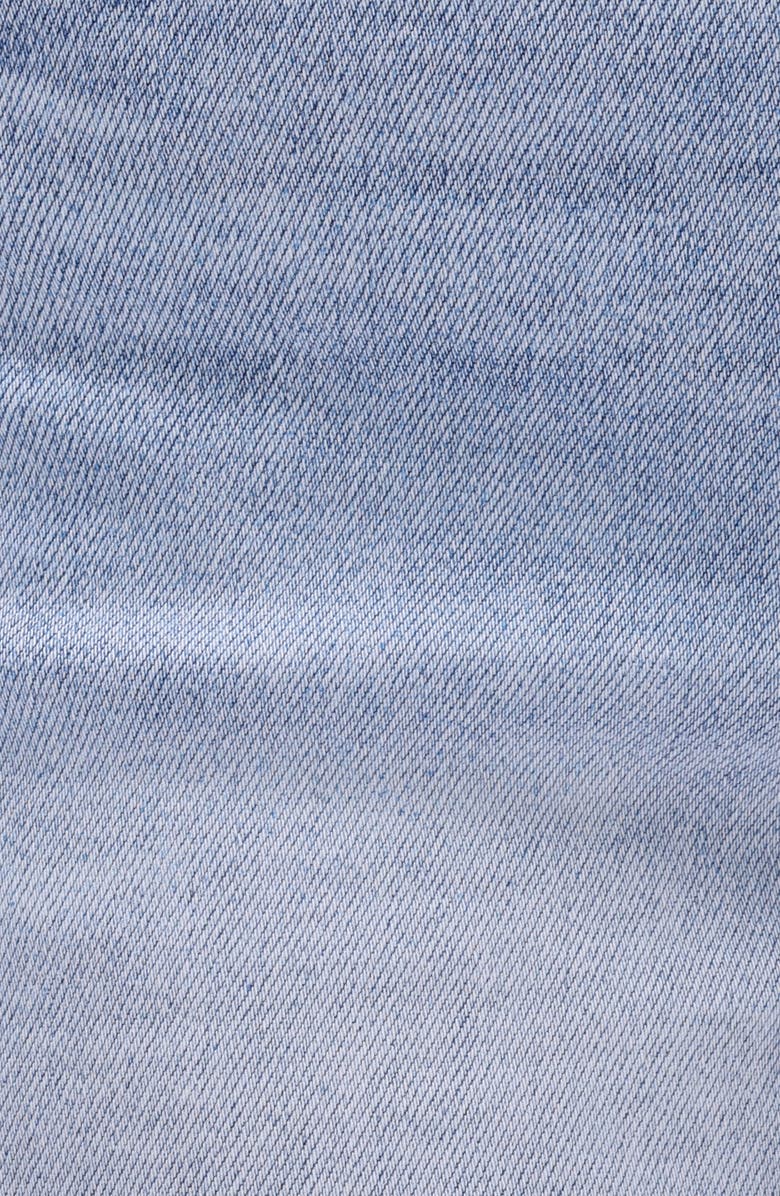 Bayeas Cutoff Denim Shorts, Alternate, color, Light Blue