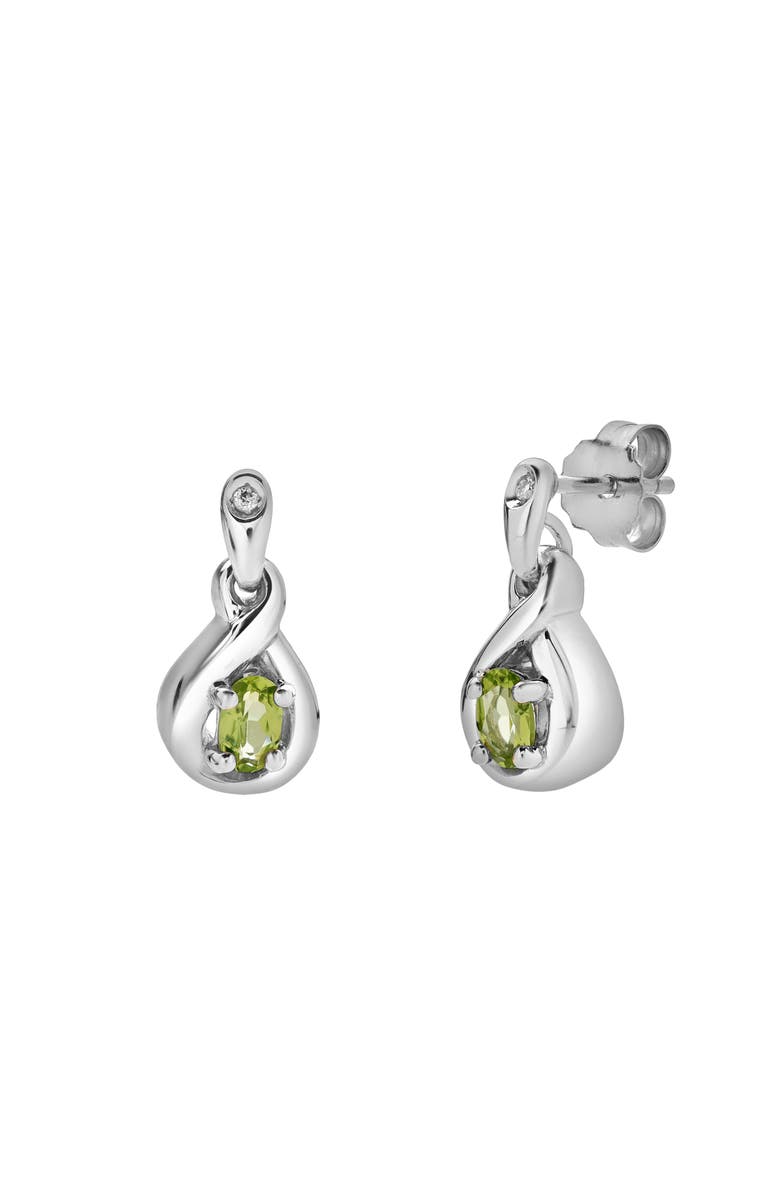 LuvMyJewelry Perlisse Sterling Silver 0.02 Ct Diamond Drop Earrings, Alternate, color, 925 Sterling Silver