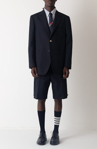 Thom Browne Unstructured Virgin Wool Hopsack Sport Coat | Nordstrom