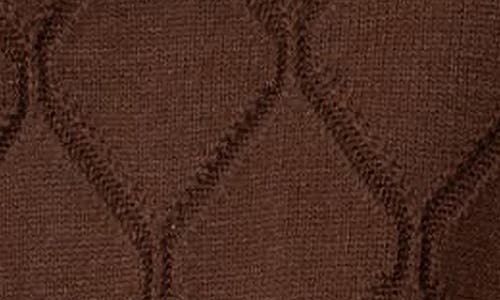 EDIKTED EDIKTED CASS TEXTURED ARGYLE OVERSIZE SWEATER 