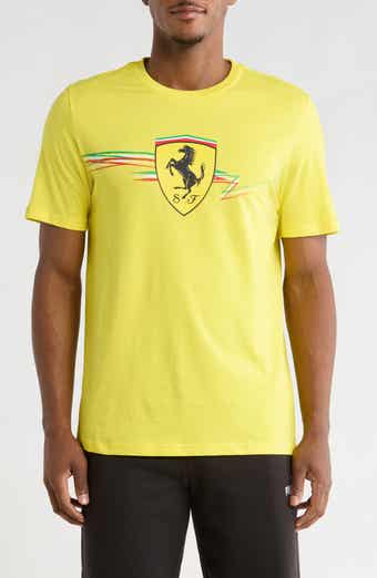 PUMA Ferrari Race Big Shield Cotton Graphic T-Shirt