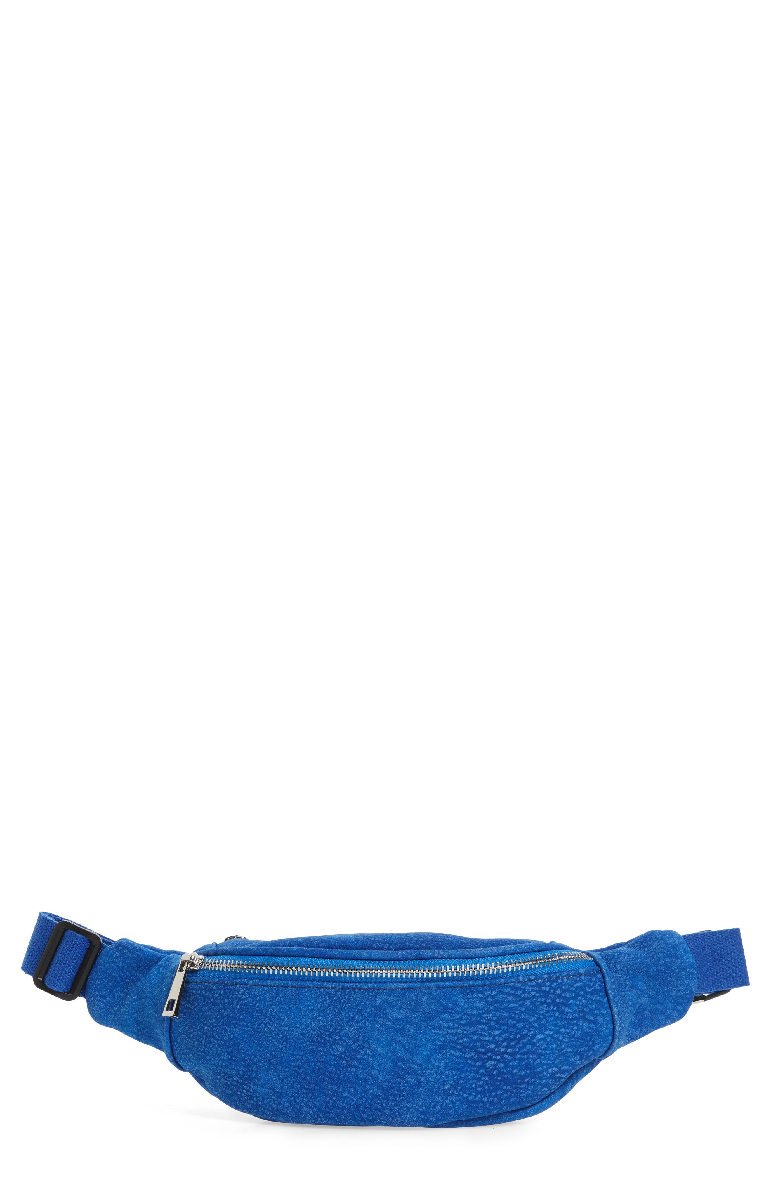 Street Level Faux Leather Belt Bag, Main, color, 