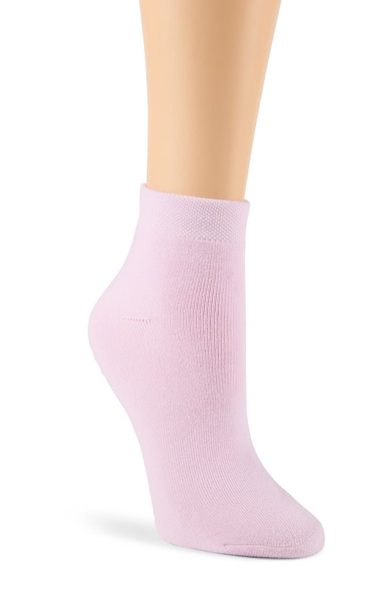 6-Pack Full Cushion Ankle Socks, Alternate, color, WHISPER PINK/ WHITE