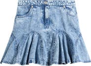 smALLSAINTS by ALLSAINTS Kids' Denim Godet Skirt