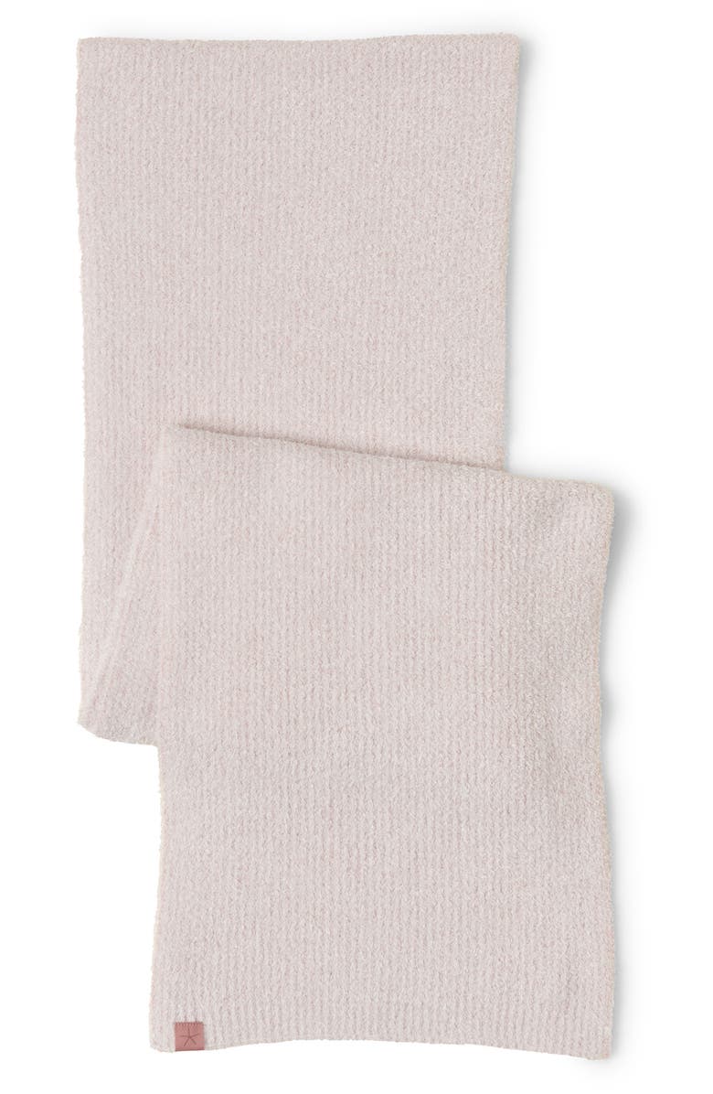 Barefoot Dreams<sup>®</sup> CozyChic<sup>®</sup> Lite Contrast Rib Scarf, Alternate, color, Primrose/ Pearl