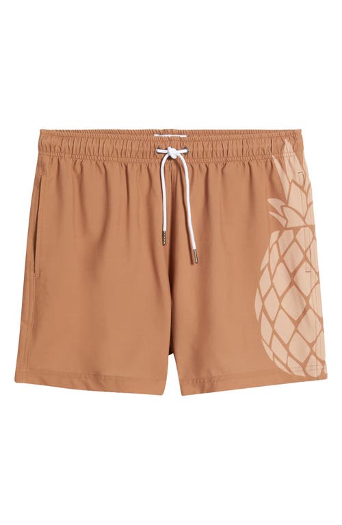 Shop Mavrans Sand Pineapple Waterproof Swim Trunks