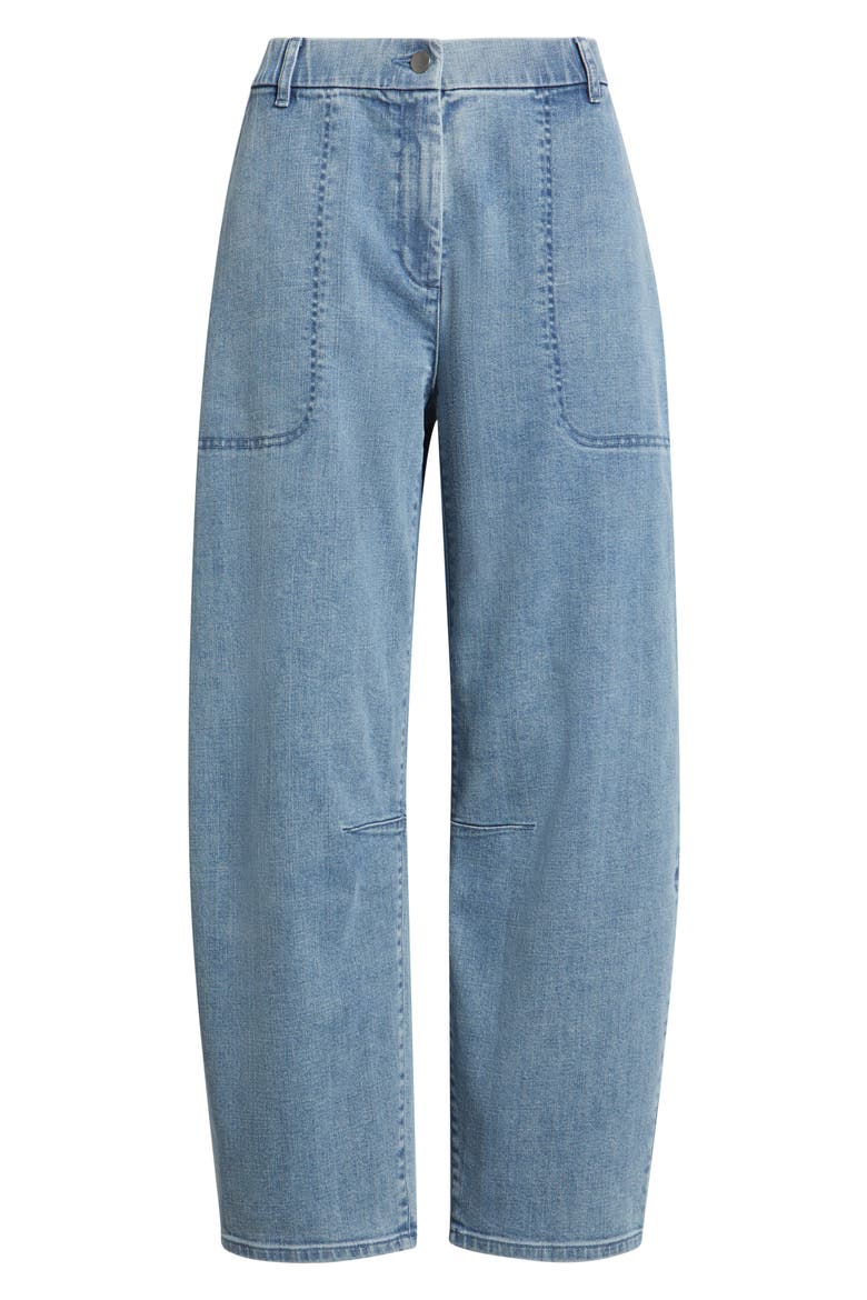 Organic & Recycled Cotton High Waist Ankle Arch Jeans, Alternate, color, CLASSIC INDIGO