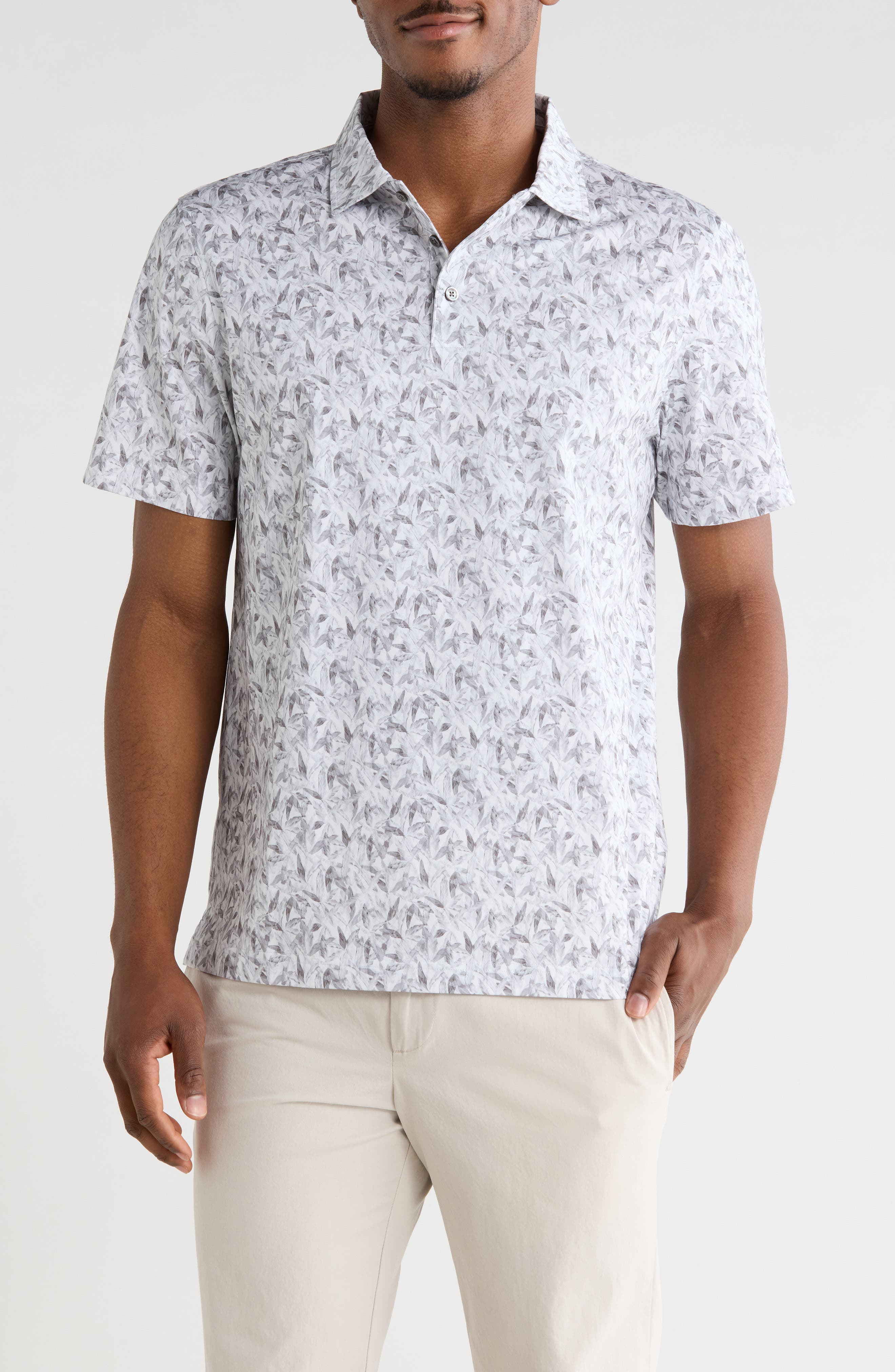 Short Sleeve Knit Polo