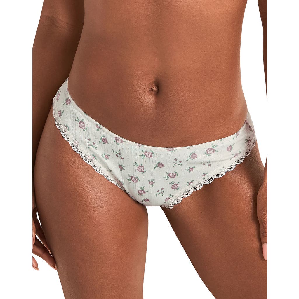 Adore Me Pointelle Brazilian Panties In Multi