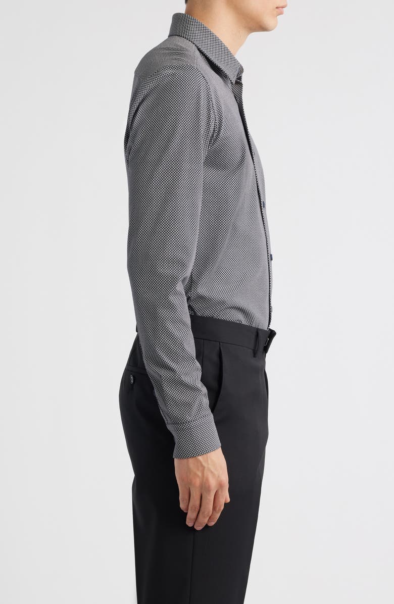 BOSS Roan Kent Slim Fit Button-Up Shirt, Alternate, color, Dark Blue