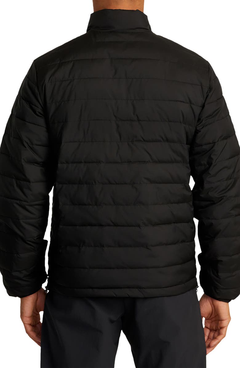 RVCA Reversible Quilted Puffer Jacket, Alternate, color, Black 2
