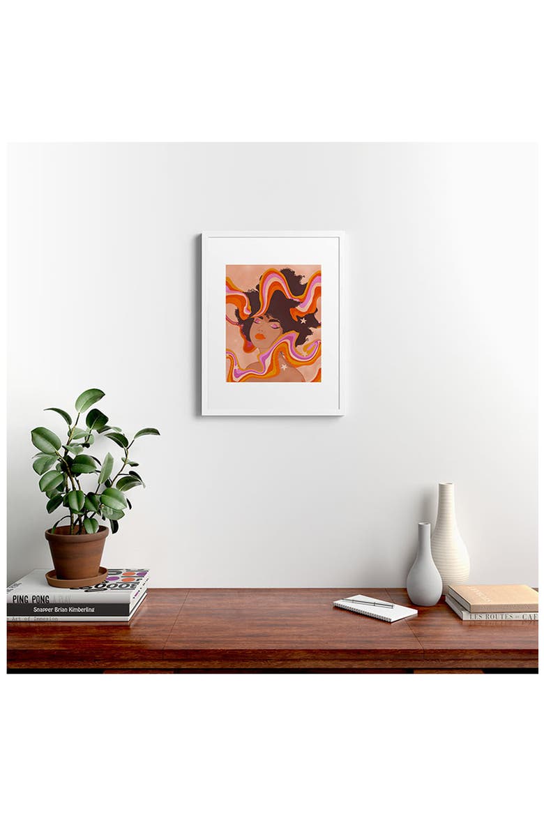 Thirtyone Illustrastions Daydream Framed Art Print, Alternate, color, WHITE FRAME