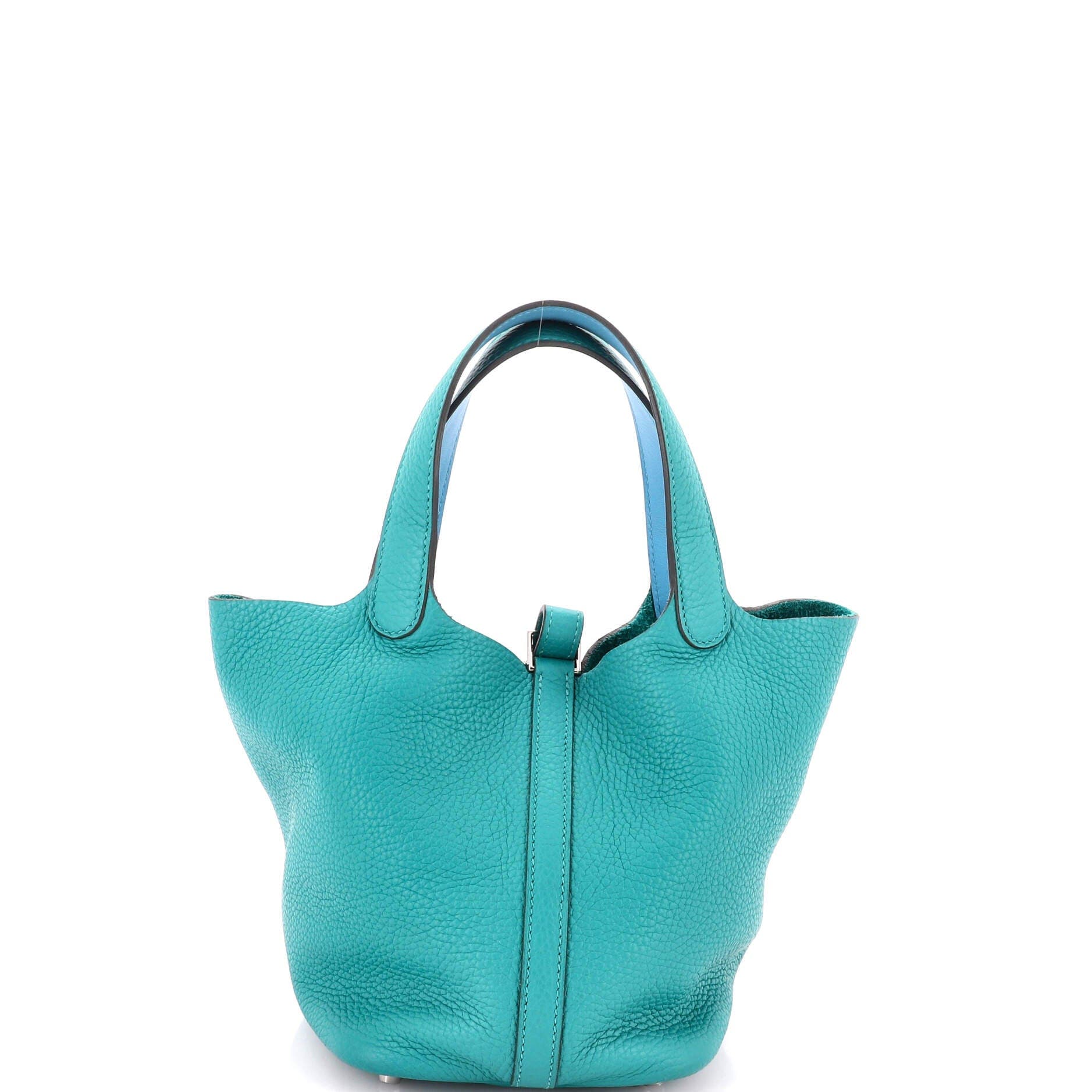 Eclat Picotin Lock Bag Clemence PM, Alternate, color, Green