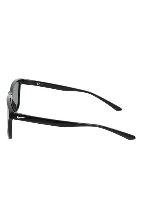Nike Vital Core 55mm Round Sunglasses In Green