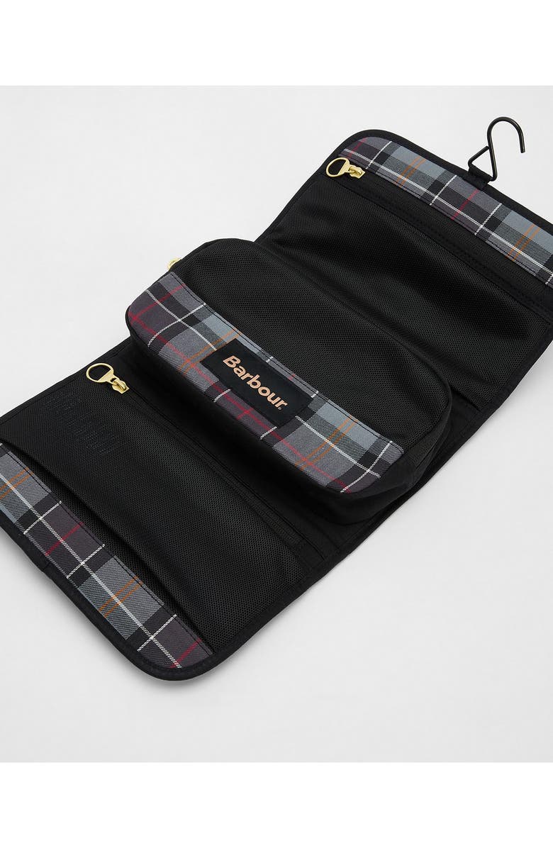 Barbour Transport Hanging Wash Bag, Alternate, color, Black