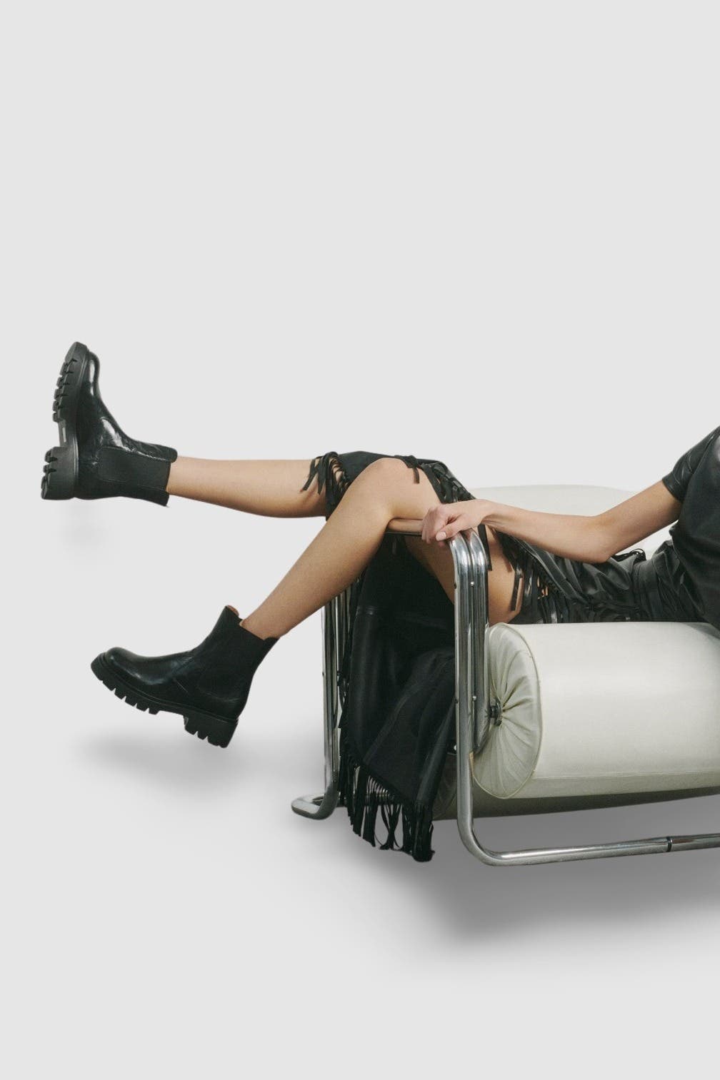 MI/MAI Arne Chunky Sole Ankle Boots, Alternate, color, Black