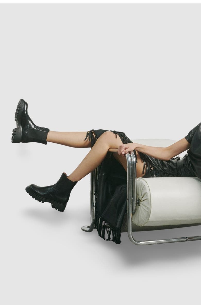 MI/MAI Arne Chunky Sole Ankle Boots, Alternate, color, Black