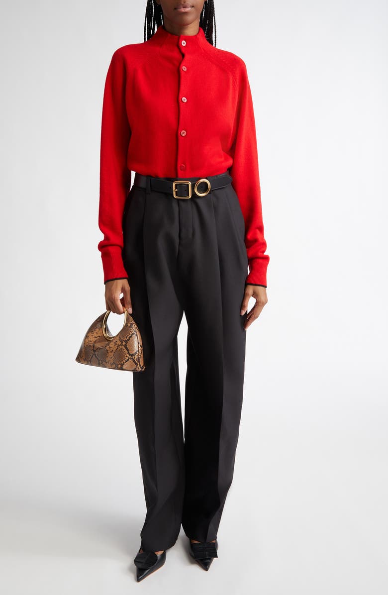 Jacquemus Le Cardigan Cashmere Cardigan, Alternate, color, Red