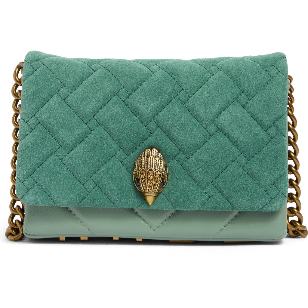 KURT GEIGER KURT GEIGER LONDON MINI KENSINGTON LEATHER SHOULDER BAG