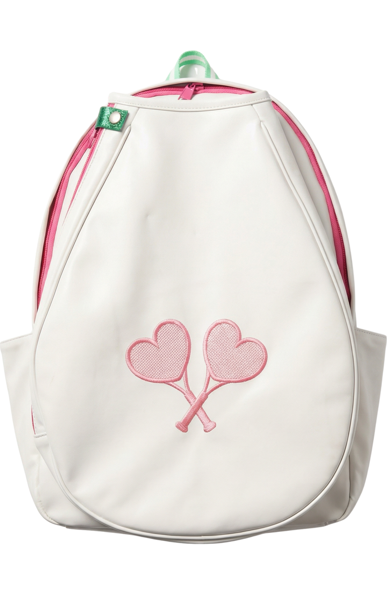 Love All Tennis Tennis Backpack, Main, color, White