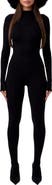 Naked Wardrobe Long Sleeve Closed Toe Jumpsuit