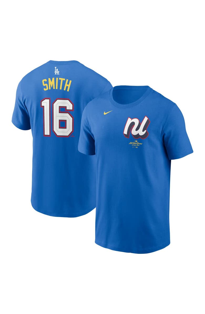Nike Men's Nike Will Smith Royal National League 2025 All-Star Edition Name & Number T-Shirt, Main, color,