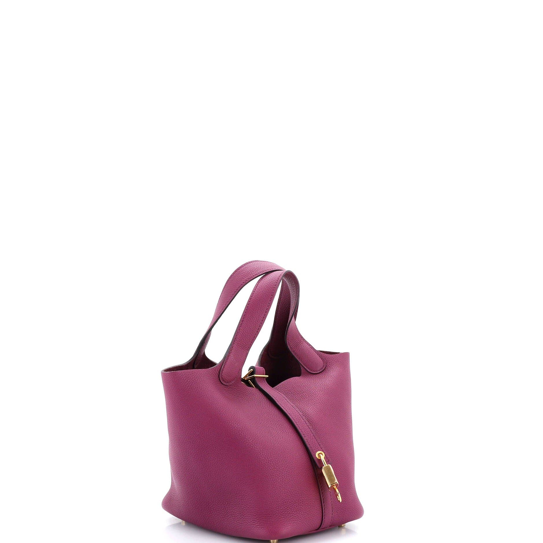 Pre-Owned Hermes Picotin Lock Bag Maurice PM, Alternate, color, Cassis