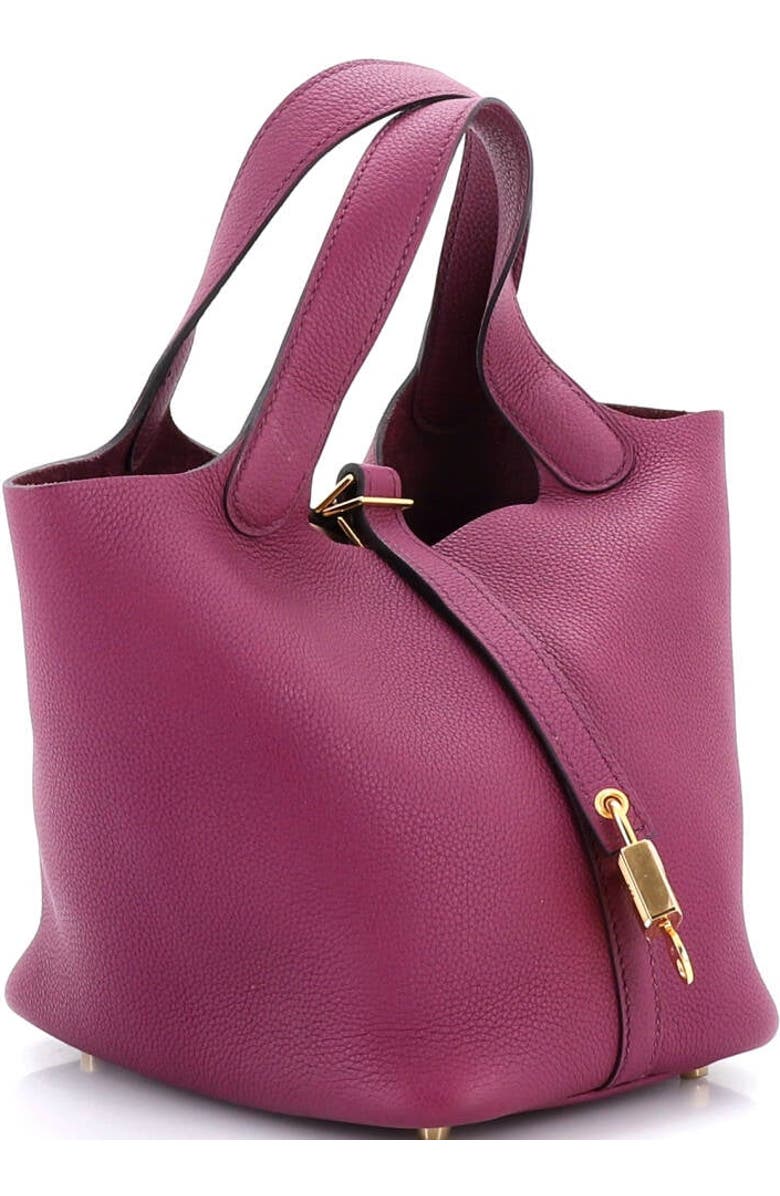 Pre-Owned Hermes Picotin Lock Bag Maurice PM, Alternate, color, Cassis