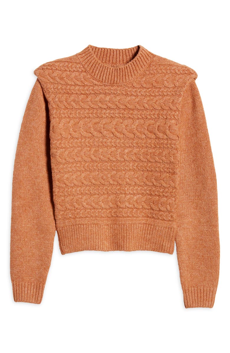 BLANKNYC Horizontal Cable Crewneck Sweater, Alternate, color, 