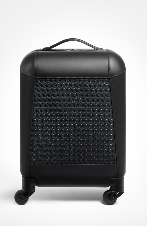 Aviteur Calfskin Lucite Handle Carry-on 19 Luggage In Black